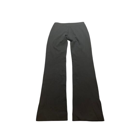 AYR The High Hopes Pants Flare Wide Leg Black Medium Pull On Pima Cotton Blend - Picture 6 of 10